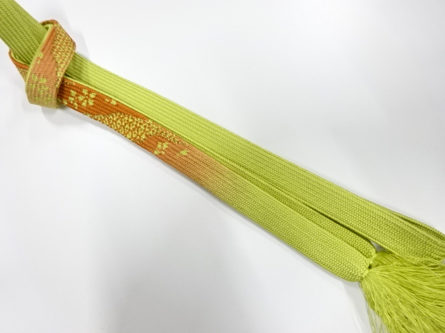 JAPANESE KIMONO / KORAI HAND-TIED OBIJIME